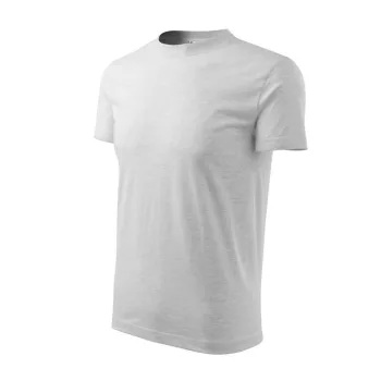   Malfini 110 Heavy unisex póló világosszürke melírozott színben