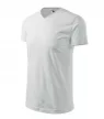 Malfini 111 Heavy V-nyakú unisex póló fehér színben