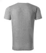 Malfini 111 Heavy V-nyakú unisex póló sötétszürke melírozott színben