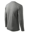 Malfini 112 Long Sleeve unisex póló sötétszürke melírozott színben