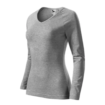   Malfini 127 Elegance női póló sötétszürke melírozott színben