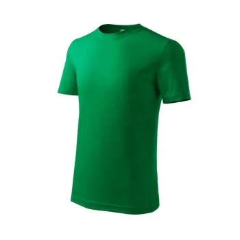 Malfini 135 Classic New gyerek póló fűzöld színben