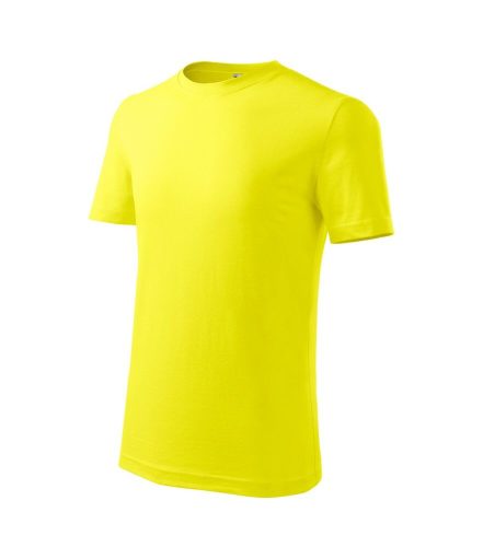 Malfini 135 Classic New gyerek póló citrom színben