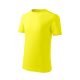 Malfini 135 Classic New gyerek póló citrom színben