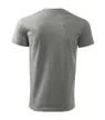Malfini 137 Heavy New unisex póló sötétszürke melírozott színben
