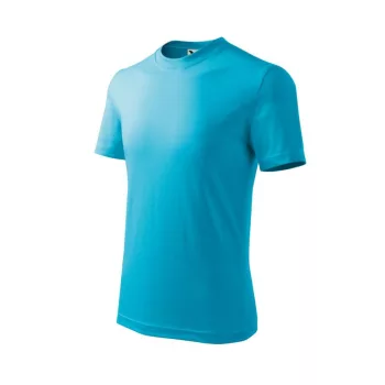 Malfini 138 Basic gyerek póló türkiz színben