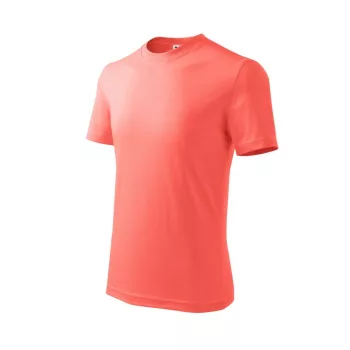 Malfini 138 Basic gyerek póló coral színben