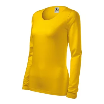 Malfini 139 Slim női póló sárga színben