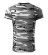Malfini 144 Camouflage unisex póló szürke terepszín színben