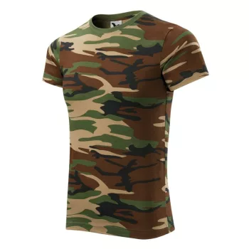   Malfini 144 Camouflage unisex póló barna terepszín színben