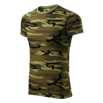  Malfini 144 Camouflage unisex póló zöld terepszín színben