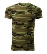 Malfini 144 Camouflage unisex póló zöld terepszín színben