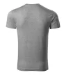 Malfini 146 Slim Fit V-neck férfi póló sötétszürke melírozott színben