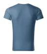 Malfini 146 Slim Fit V-neck férfi póló farmerkék színben