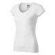Malfini 162 Fit V-neck női póló fehér színben