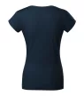 Malfini 162 Fit V-neck női póló tengerészkék színben