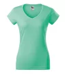 Malfini 162 Fit V-neck női póló menta színben