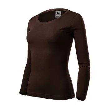 Malfini 169 Fit-T LS női póló kávé színben