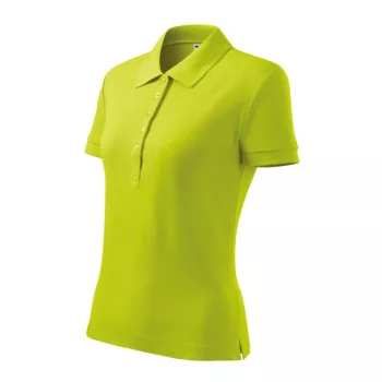 Malfini 213 Cotton galléros női póló lime színben