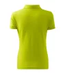 Malfini 213 Cotton galléros női póló lime színben