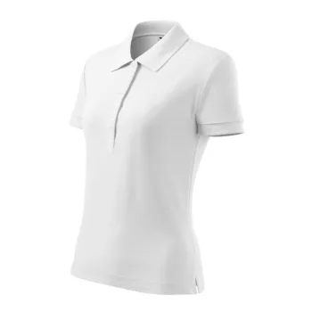   Malfini 216 Cotton Heavy galléros női póló fehér színben