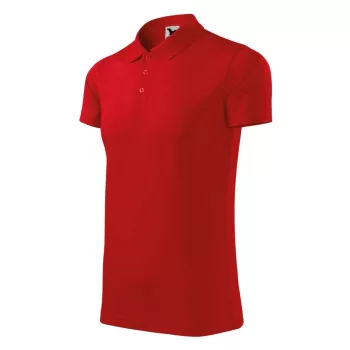 Malfini 217 Victory galléros unisex póló piros színben