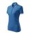 Malfini 220 Urban galléros női póló azúrkék színben
