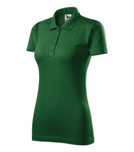 Malfini 223 Single J. galléros női póló üvegzöld színben