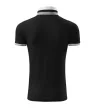 Malfini 256 Collar Up galléros férfi póló fekete színben