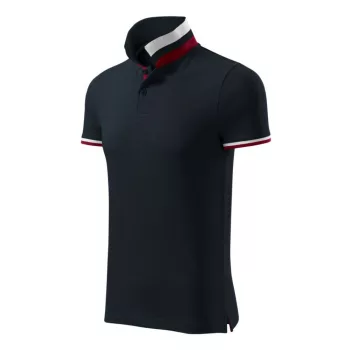   Malfini 256 Collar Up galléros férfi póló szürkéskék színben