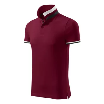   Malfini 256 Collar Up galléros férfi póló garnet színben