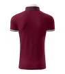 Malfini 256 Collar Up galléros férfi póló garnet színben