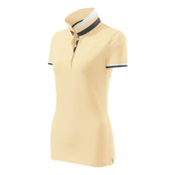   Malfini 257 Collar Up galléros női póló bourbon vanilla színben