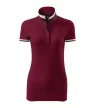 Malfini 257 Collar Up galléros női póló garnet színben