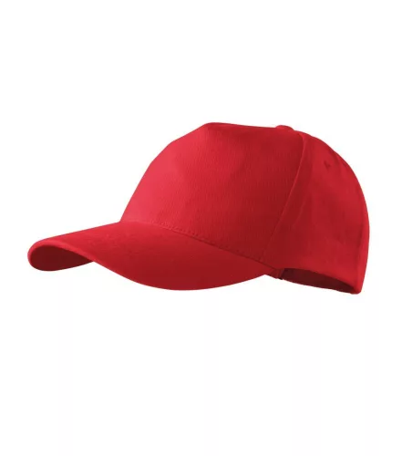 Malfini 307 5P unisex sapka piros színben