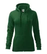 Malfini 411 Trendy Zipper női felső üvegzöld színben