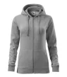 Malfini 411 Trendy Zipper női felső sötétszürke melírozott színben