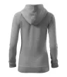 Malfini 411 Trendy Zipper női felső sötétszürke melírozott színben