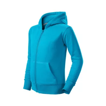Malfini 412 Trendy Zipper gyerek felső türkiz színben