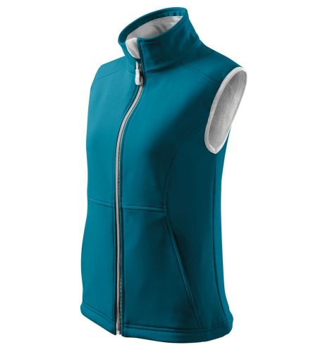 Malfini 516 Vision női softshell mellény sötét türkiz színben