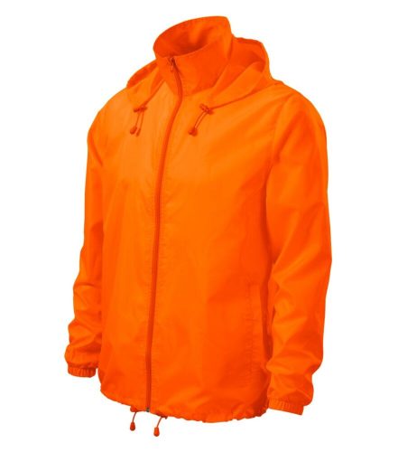 Malfini 524 Windy unisex széldzseki neon narancssárga színben