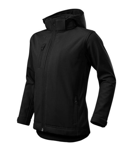 Malfini 535 Performance gyerek softshell kabát fekete színben