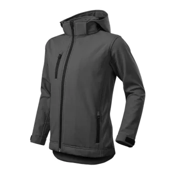   Malfini 535 Performance gyerek softshell kabát acélszürke színben