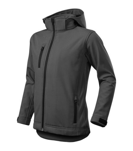 Malfini 535 Performance gyerek softshell kabát acélszürke színben