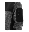 Rimeck 550 Casual férfi softshell kabát kötött melanzs szürke színben