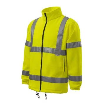   Rimeck 5V1 HV Fleece Jacket unisex polár fluoreszkáló sárga színben