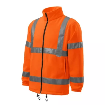   Rimeck 5V1 HV Fleece Jacket unisex polár fluoreszkáló narancssárga színben