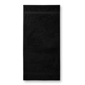   Malfini 903 Terry Towel unisex törölköző fekete 50 x 100 cm