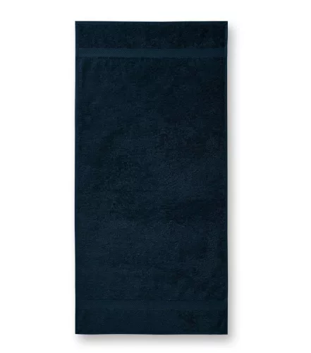Malfini 905 Terry Bath Towel unisex fürdőlepedő tengerészkék 70 x 140 cm