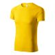 Piccolio P73 Paint unisex póló sárga színben